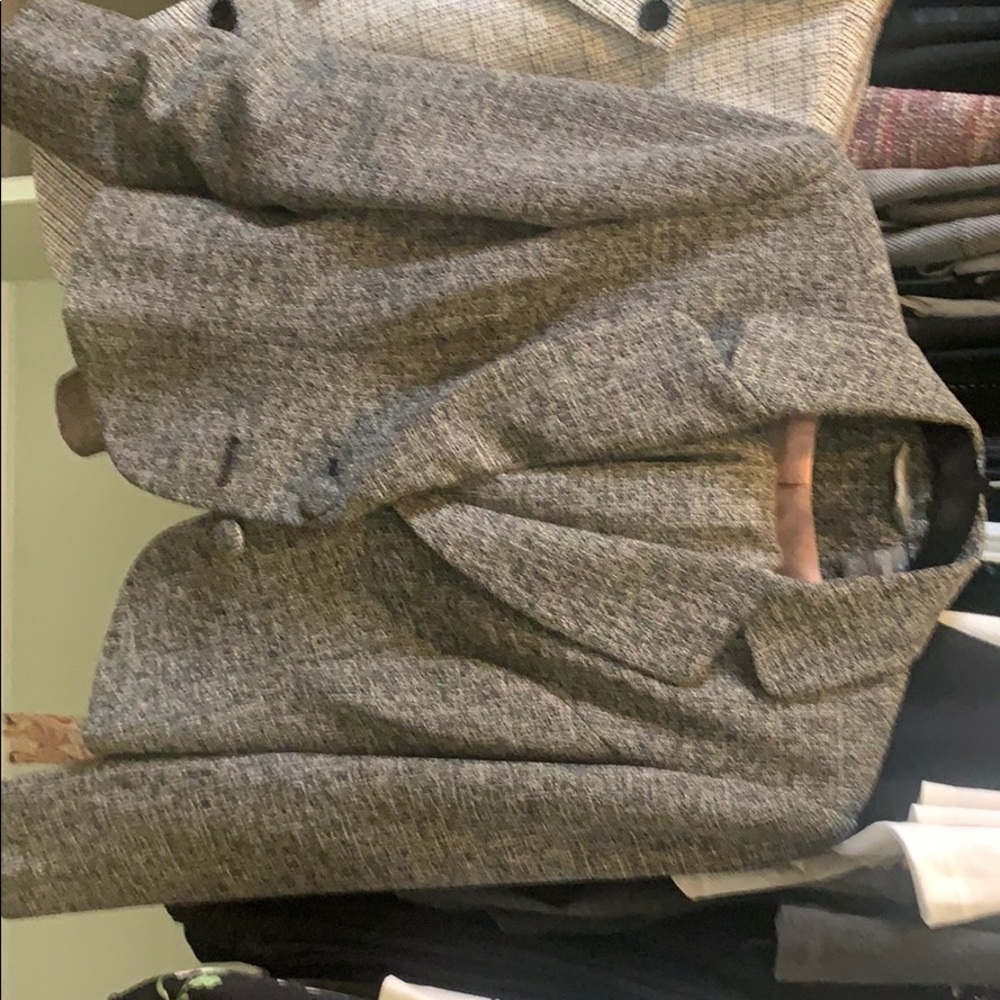 Women’s grey skirt suit